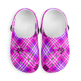 h BIG TOP Jester TARTAN CLOG - FREE P&P WORLDWIDE