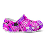 h BIG TOP Jester TARTAN CLOG - FREE P&P WORLDWIDE