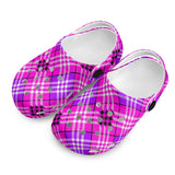 h BIG TOP Jester TARTAN CLOG - FREE P&P WORLDWIDE