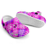 h BIG TOP Jester TARTAN CLOG - FREE P&P WORLDWIDE