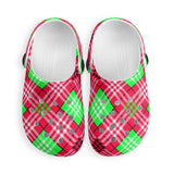 h BIG TOP Jester TARTAN CLOG - FREE P&P WORLDWIDE