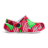 h BIG TOP Jester TARTAN CLOG - FREE P&P WORLDWIDE
