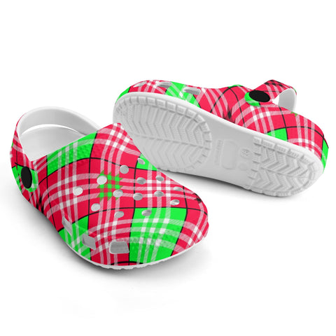 h BIG TOP Jester TARTAN CLOG - FREE P&P WORLDWIDE