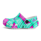 h BIG TOP Jester TARTAN CLOG - FREE P&P WORLDWIDE