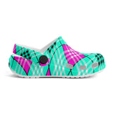 h BIG TOP Jester TARTAN CLOG - FREE P&P WORLDWIDE