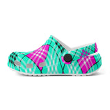 h BIG TOP Jester TARTAN CLOG - FREE P&P WORLDWIDE