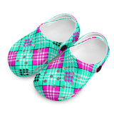 h BIG TOP Jester TARTAN CLOG - FREE P&P WORLDWIDE