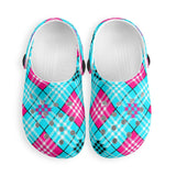 h BIG TOP Jester TARTAN CLOG - FREE P&P WORLDWIDE