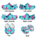 h BIG TOP Jester TARTAN CLOG - FREE P&P WORLDWIDE