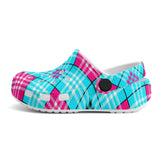 h BIG TOP Jester TARTAN CLOG - FREE P&P WORLDWIDE