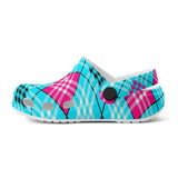 h BIG TOP Jester TARTAN CLOG - FREE P&P WORLDWIDE