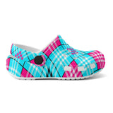 h BIG TOP Jester TARTAN CLOG - FREE P&P WORLDWIDE