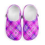 h BIG TOP Jester TARTAN CLOG - FREE P&P WORLDWIDE
