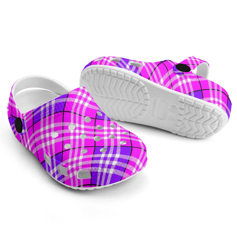 h BIG TOP Jester TARTAN CLOG - FREE P&P WORLDWIDE