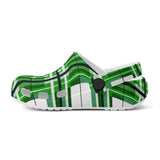 e Natural Tartan - Red & Green Kids Tartan Soft Clog Sandals - FREE p&p Worldwide