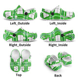 e Natural Tartan - Red & Green Kids Tartan Soft Clog Sandals - FREE p&p Worldwide