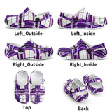 e Natural Tartan - Red & Green Kids Tartan Soft Clog Sandals - FREE p&p Worldwide
