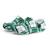 e Natural Tartan - Red & Green Kids Tartan Soft Clog Sandals - FREE p&p Worldwide
