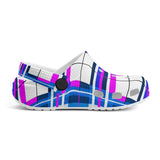 e Retro Tartan - Red & Green Kids Tartan Soft Clog Sandals - FREE p&p Worldwide