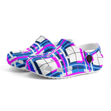 e Retro Tartan - Red & Green Kids Tartan Soft Clog Sandals - FREE p&p Worldwide