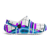e Retro Tartan - Red & Green Kids Tartan Soft Clog Sandals - FREE p&p Worldwide