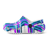 e Retro Tartan - Red & Green Kids Tartan Soft Clog Sandals - FREE p&p Worldwide