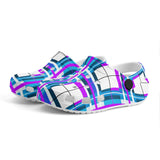 e Retro Tartan - Red & Green Kids Tartan Soft Clog Sandals - FREE p&p Worldwide