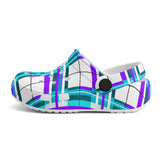 e Retro Tartan - Red & Green Kids Tartan Soft Clog Sandals - FREE p&p Worldwide