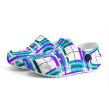 e Retro Tartan - Red & Green Kids Tartan Soft Clog Sandals - FREE p&p Worldwide