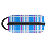Pink & Blue Tartan - Travel Cosmetic Bag - FREE P&P Worldwide