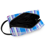 Pink & Blue Tartan - Travel Cosmetic Bag - FREE P&P Worldwide