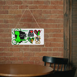 Irish Dancer Hanging Sign - Free P&P Worldwide
