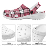 Nisbet Rose Woman's Tartan Soft Clog Sandals - FREE p&p Worldwide