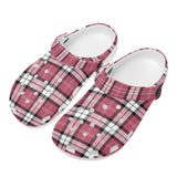 Nisbet Rose Woman's Tartan Soft Clog Sandals - FREE p&p Worldwide