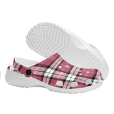 Nisbet Rose Woman's Tartan Soft Clog Sandals - FREE p&p Worldwide