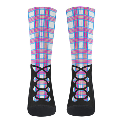 Highland Dancer Tartan Ghillie Crew Socks - FREE p&p Worldwide