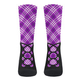 Highland Dancer Tartan Ghillie Crew Socks - FREE p&p Worldwide