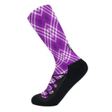 Highland Dancer Tartan Ghillie Crew Socks - FREE p&p Worldwide