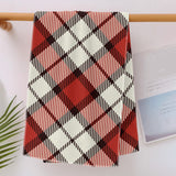 Red Tartan Sports Towel - Free p&p Worldwide
