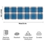 Strathclyde Blue Tartan Sports Towel - Free p&p Worldwide