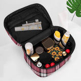 Nisbet Rose Highland Tartan Cosmetic Case - Free p&p Worldwide