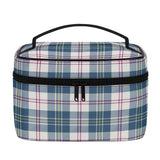 MacPherson Blue/Grey Highland Tartan Cosmetic Case - Free p&p Worldwide
