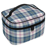 MacPherson Blue/Grey Highland Tartan Cosmetic Case - Free p&p Worldwide