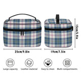 MacPherson Blue/Grey Highland Tartan Cosmetic Case - Free p&p Worldwide