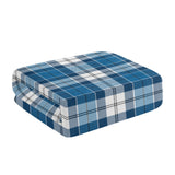 Strathclyde Blue Tartan Bath Towels for Beach, Pool, Dance, Home & Travel (2 Sizes)