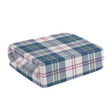 Strathclyde Grey/Blue Tartan Bath Towels for Beach, Pool, Dance, Home & Travel (2 Sizes)