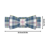 MacPherson Blue/Grey Tartan Hairbands for New born Baby & Infants - FREE p&p Worldwide