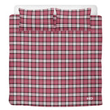 Nisbet Rose Traditional Tartan 3 Pcs Soft Bedding - Free p&p Worldwide