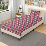 Nisbet Rose Traditional Tartan 3 Pcs Soft Bedding - Free p&p Worldwide