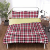 Nisbet Rose Traditional Tartan 3 Pcs Soft Bedding - Free p&p Worldwide